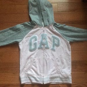 This is a girls gap zip up